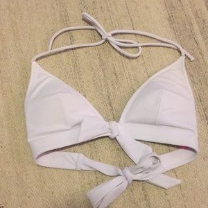 Victoria’s Secret white  swim halter top
